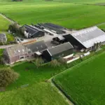 Boerderij Berg luchtfoto